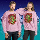 Captive Gaze. Buy this light pink soft and comfy crewneck sweatshirt featuring weird and original artwork from Danica Daydreams.