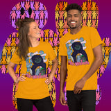 The Peepstar Life. Buy this gold soft graphic tee shirt featuring weird and original artwork from Danica Daydreams.