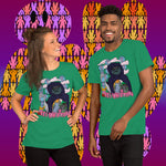 The Peepstar Life. Buy this green soft graphic tee shirt featuring weird and original artwork from Danica Daydreams.