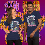 The Peepstar Life. Buy this navy soft graphic tee shirt featuring weird and original artwork from Danica Daydreams.