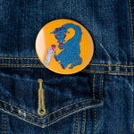 Yellow A Friend In Need Art Pin Button By Danica Daydreams On A Jean Jacket
